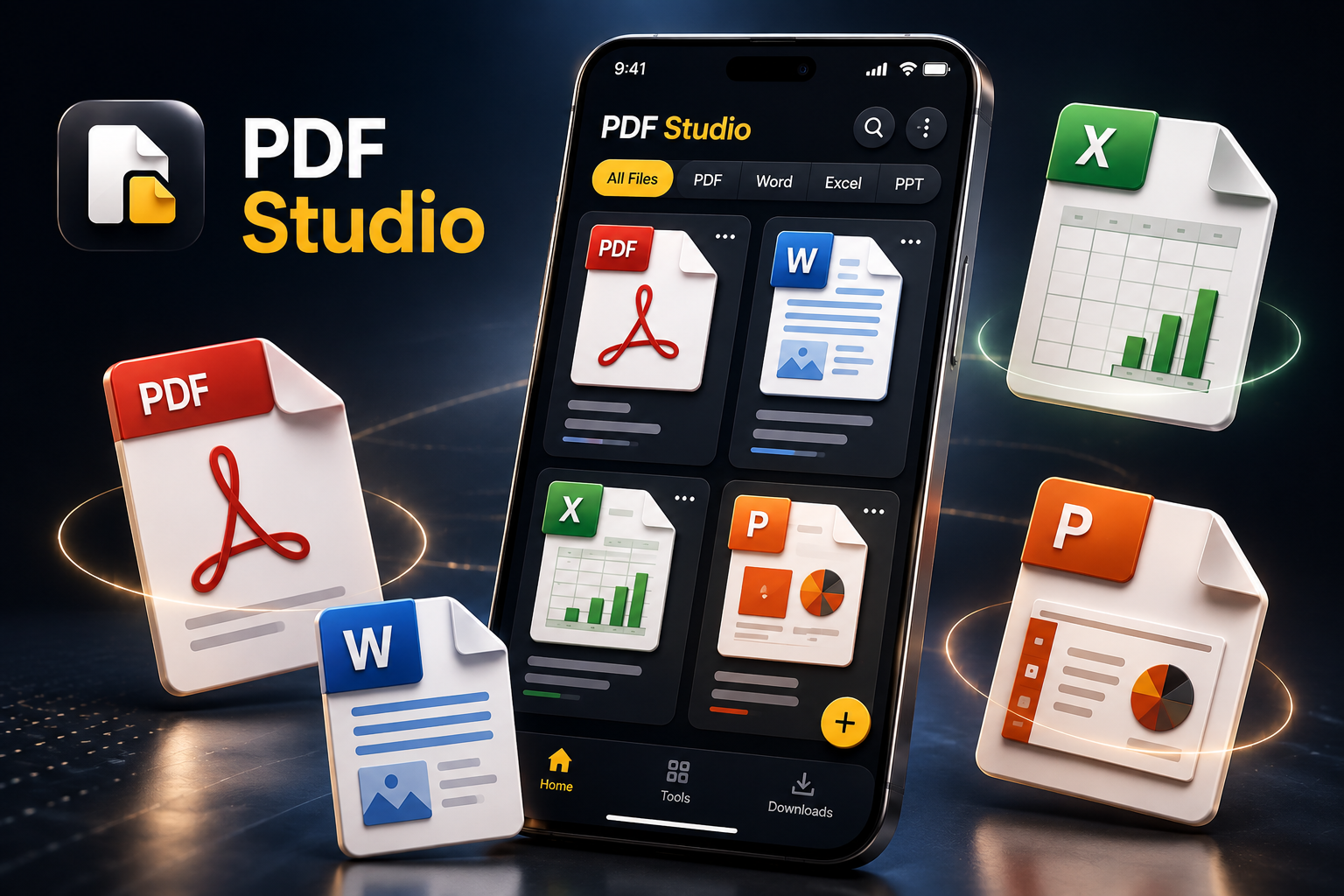 Clean UI screenshot of the PDF Studio application.